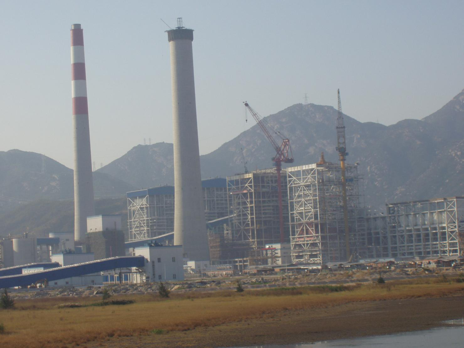 臺山國華發電廠主體鋼結構廠房防腐案例